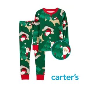 NWT Carter’s Santa Clause Pajama set, 18 months - holidays - Christmas